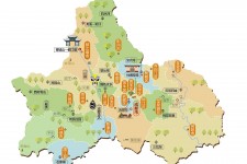 玉林景点地图(景点地图手绘)
